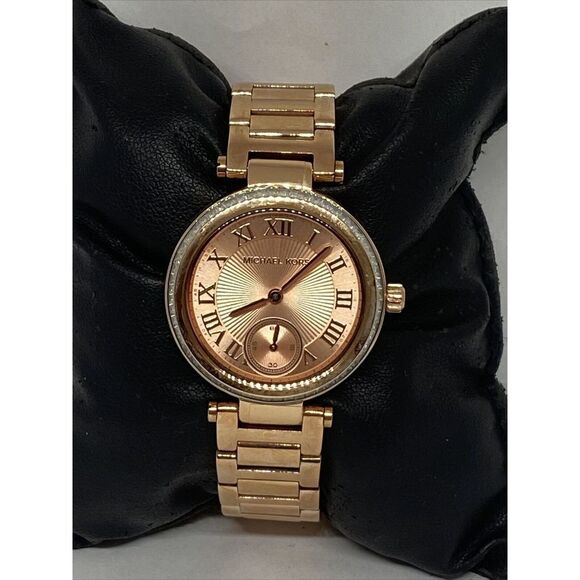 Michael Kors Skylar MK5971 Women Stainless Steel Analog Dial Quartz Watch JK339 - Picture 1 of 12